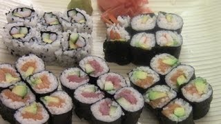 How To Make Simple And Delicious Sushi12 [upl. by Annaujat]