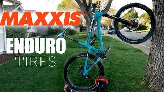 Maxxis Enduro Tire LineUp Breakdown amp Review [upl. by Teevens713]