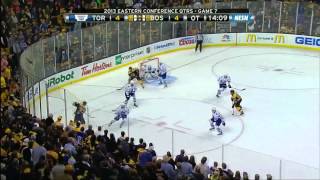 Bruins Game 7 Comeback Against Toronto NESN [upl. by Ynohtna]