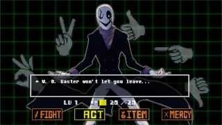 Undertale ENTRY NUMBER SEVENTEEN W D Gaster battle theme [upl. by Aihtak921]