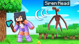 3 NIGHTS With SIREN HEAD In Minecraft [upl. by Hiamerej]