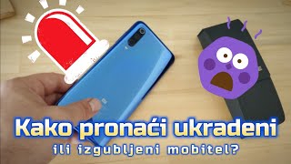 Kako pronaći ukradeni ili izgubljeni mobitel [upl. by Rock]