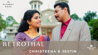 Kerala Christian Betrothal Highlights 2024  Christeena amp Jestin Dream Diary Weds amp Ads [upl. by Mohun]