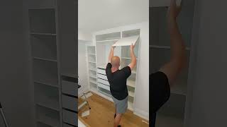 IKEA Pax wardrobe built in interiordesigntoronto home closet furnitureassembly paxwardrobe [upl. by Arreis]