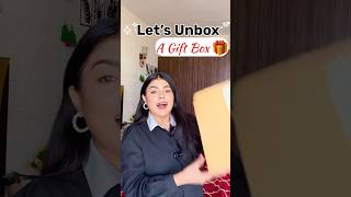 Let’s Unbox a Gift 🎁 Box mystery box adayinmylife parcelunboxing giftunboxing giftbox [upl. by Wichern73]