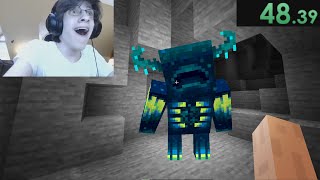 Minecraft 119 Warden Speedrun 049 WORLD RECORD [upl. by Merdith71]