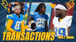 Chargers Roster Moves Injuries and Additions NFL Week 10⚡BOLT BROS  LA Chargers nfl football [upl. by Naryk860]