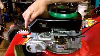 Lawn Mower Repair Tecumseh 45 Part 2 of 6 Remove Carb [upl. by Meuse551]