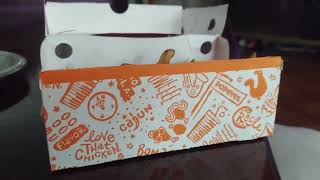 Popeyes Review Chicken Tenders Fries [upl. by Ledairam]