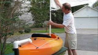 the sailyak  modify your kayak for sailing [upl. by Avert]