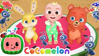 Ants Go Marching  CoComelon Animal Time  Animals for Kids [upl. by Darmit]