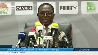 Côte dIvoire  le ministre des sports répond à Amadou Coulibaly sur la situation du stade dEbimpé [upl. by Oremodlab685]