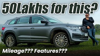 Skoda Kodiaq Real Life Test 😮 skoda kodiaq german suv 4x4 luxurycars automobile trending [upl. by Lyrehs]