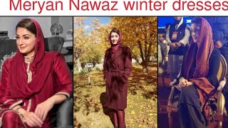 A1 behtarin Maryam Nawaz dresses design winter collection Amna Amjad Fashion designer [upl. by Ekard]