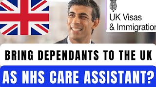 Move To UK With Your Dependants As A Healthcare Assistant After 11th March 2024 [upl. by Devina555]