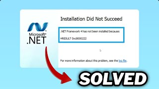 FIXED NET Framework installation error 0xc8000222 [upl. by Imoen683]