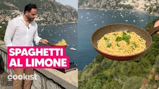 SPAGHETTI AL LIMONE il primo FACILE E SAPORITO cucinato direttamente a POSITANO 🍋 [upl. by Horgan]