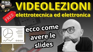 Videolezioni di elettrotecnica ed elettronica presentazione canale YouTube recensione libri [upl. by Bailie]