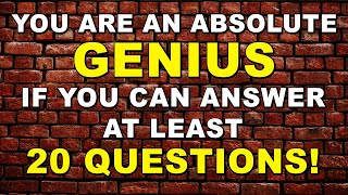 Elite General Knowledge Quiz  Only A Genius Brain Can Pass 😎 Ultimate Trivia Quiz Round 91 [upl. by Nilrem]