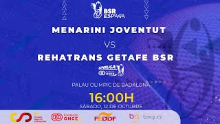 SUPERLIGA FUNDACIÓN ONCE  DH 2425  J1  MENARINI JOVENTUT  REHATRANS GETAFE BSR [upl. by Lamdin]