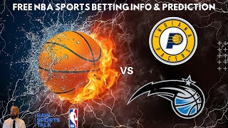 Indiana Pacers VS Orlando Magic  NBA Betting Info For 11624 [upl. by Nospmoht]