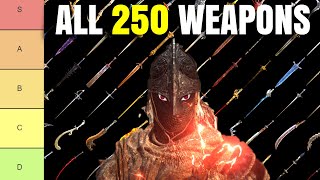 All 250 Elden Ring Weapons Tier List Patch 110 [upl. by Gulgee]