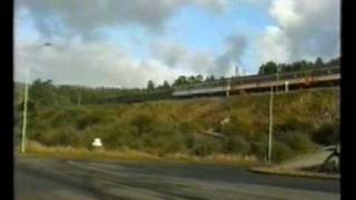 Tren Estrella Rias Altas con locomotora 333 llegando a Coruña [upl. by Furr266]