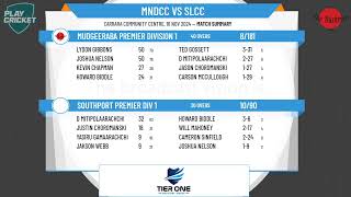 Mudgeeraba Premier Division 1 v Southport Premier Div 1 [upl. by Sukramal]