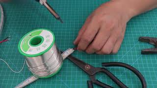 How to Solder IP65 Silicone Tube LED Strip Light [upl. by Ynnaej]