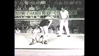 June Byers vs Cora Combs 1950s Wrestling From Hollywood ladies women female womens [upl. by Dorin2]