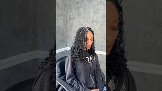 Flexi rod tutorial for boho bobs  Located in Atlanta GA 📍 flexirods atlhairstylist atlbraids [upl. by Anastasia]