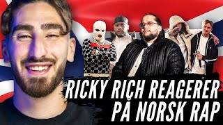 RICKY RICH REAGERER PÅ NORSK RAP  YLTV [upl. by Ardnekal]