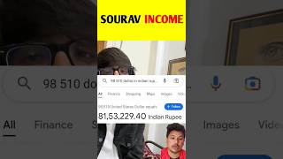 Saurav Joshi Income 🤯 ₹1Core Monthshorts viral facts Mindtecker [upl. by Yeoj]