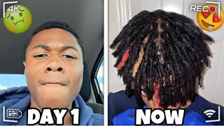 My Dreadlock Journey I 1 Year and 3 months Transformation CRAZY GROWTH [upl. by Yevre]