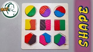 Learn shapes for kids with creative shape sorting puzzle toy [upl. by Bea509]