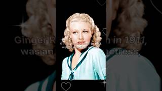 Ginger Rogers inspiration actress dance [upl. by Nalim]