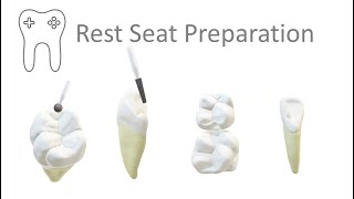 RPD Rest Seat Preparation technique in 6 mins [upl. by Jehias]