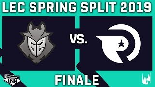 G2 Esports vs Origen  LEC Spring Split 2019 Finale GER [upl. by Andres]