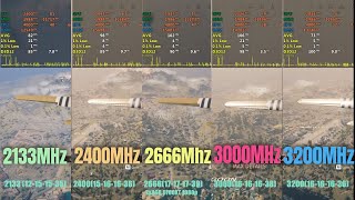 2133 vs 2400 vs 2666 vs 3000 vs 3200 mhz ram [upl. by Annoiek]