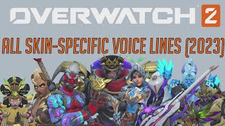 Overwatch 2  All SkinSpecific Voice Lines 2023 [upl. by Siraval956]