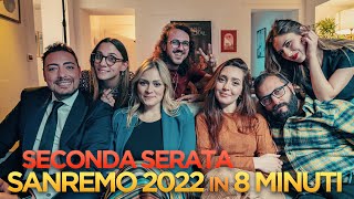 The Jackal  La SECONDA SERATA di SANREMO 2022 in 8 Minuti [upl. by Fair198]