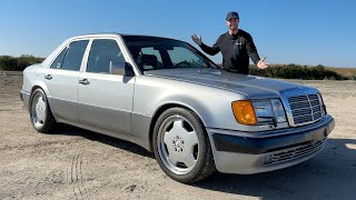 Mercedes 500E Review  The First Porsche Sedan Ever Made [upl. by Hgielsa659]