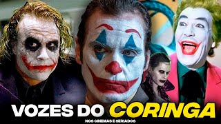 TODOS OS DUBLADORES DO CORINGA NO CINEMA E NA TV [upl. by Fitzger]