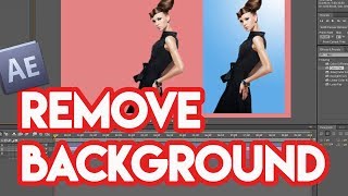 REMOVE BACKGROUND in AE  QuickTip [upl. by Schlessinger]