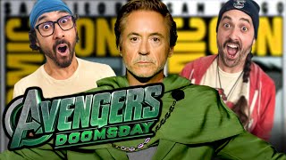 ROBERT DOWNEY JR RETURNING AS DOCTOR DOOM LIVE REACTION Marvel ComicCon 2024  Avengers Doomsday [upl. by Lucais463]