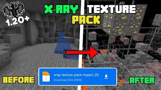 XRAY Texture Pack For MCPEBedrock 120 🔥 XRay Mod For Minecraft Pe 120 [upl. by Frendel866]