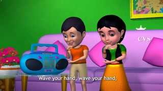 Clap Your Hands  3D Animation English Nursery rhyme for children with Lyrics [upl. by Peppel802]