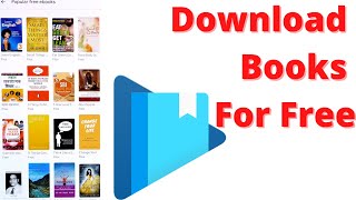 How to download free books from play books [upl. by Redienhcs487]