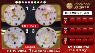 Hongkong Lotto Live December 01 2024  Lotto Live [upl. by Retsim]