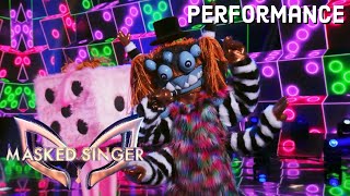 Squiggly Monster sings “Satisfaction” by The Rolling Stones  THE MASKED SINGER  SEASON 4 [upl. by Outlaw]